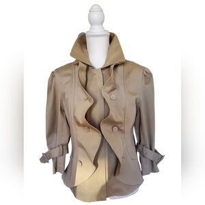 Chic Tan Women's Trench Coat